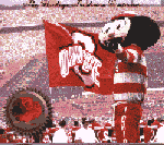 Brutus at the game...